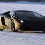 La nuova Lamborghini Jota scoperta sulla neve