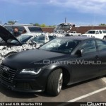 Audi RS7 ed RS6: gli ultimi test, motore 4.0 V8 TFSI biturbo